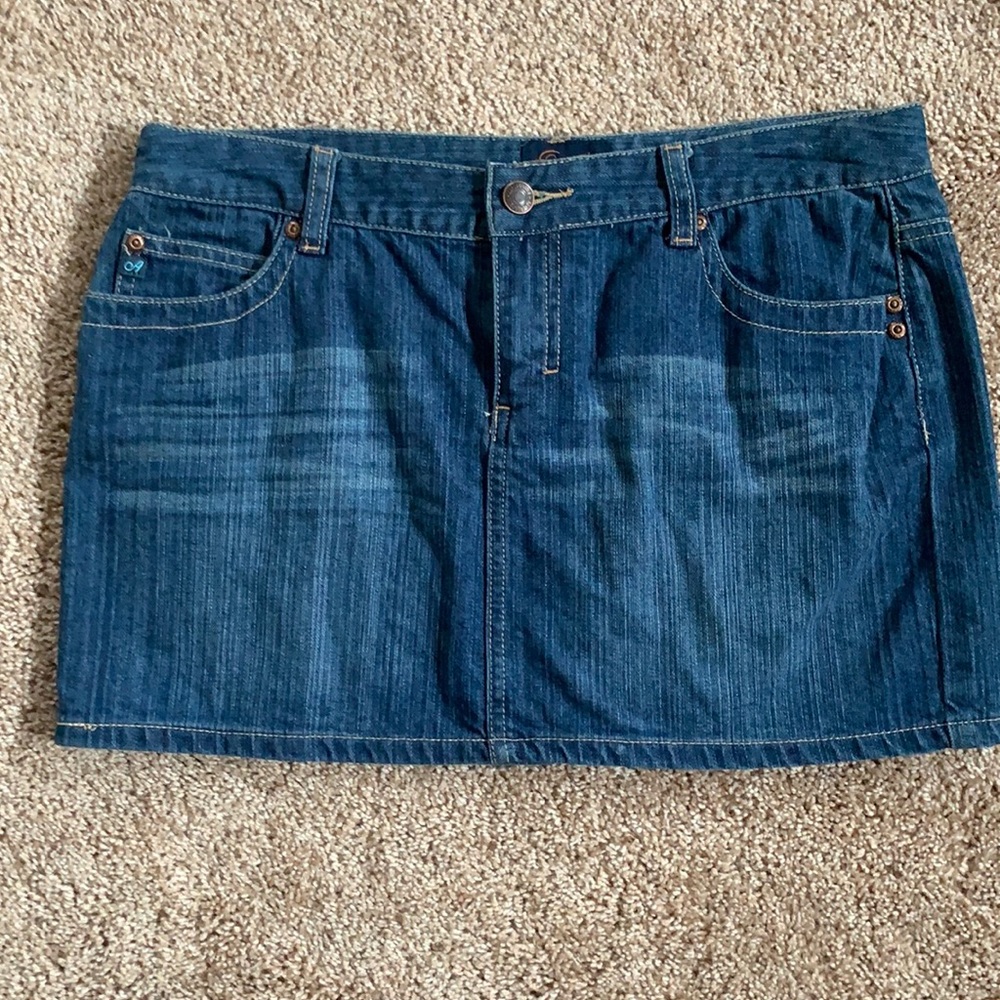 Aeropostale jean mini skirt worn once